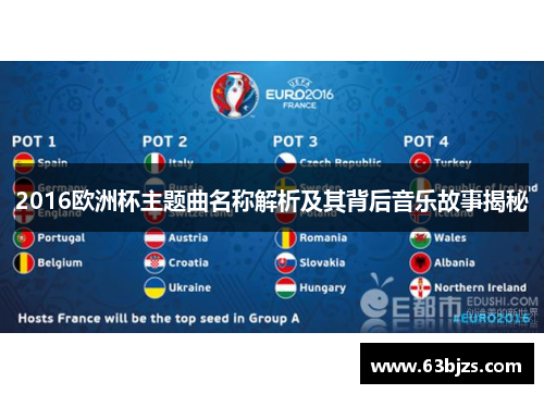 2016欧洲杯主题曲名称解析及其背后音乐故事揭秘