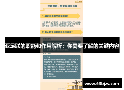 亚足联的职能和作用解析:你需要了解的关键内容 亚足联的职能和作用解析:你需要了解的关键内容